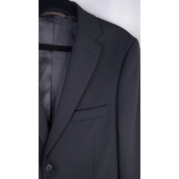 Michael Kors Sport Coat Formal Jacket Sz 12R Boys Solid Gray Wool Blend - Picture 4 of 12